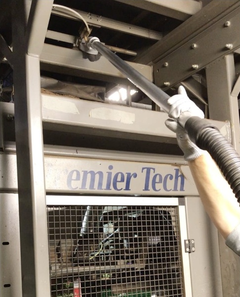 overhead cleaning