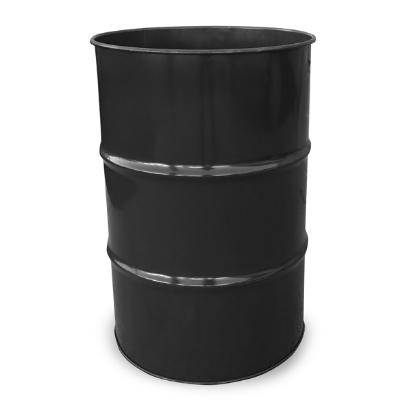 55 gallon and 30 gallon industrial drums. 18 gauge (1.1mm) with drainage bung. OEM replacement for HafcoVac Industrial Vacuums